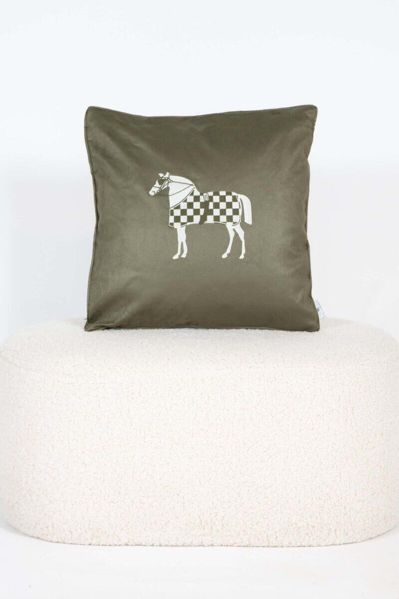 Cushion Equestrian Heritage Green - Image 3
