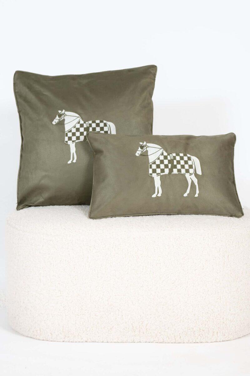 Cushion Equestrian Heritage Green