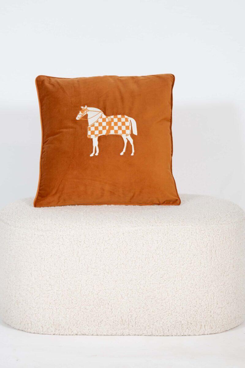 Cushion Equestrian Bliss Orange - Image 14