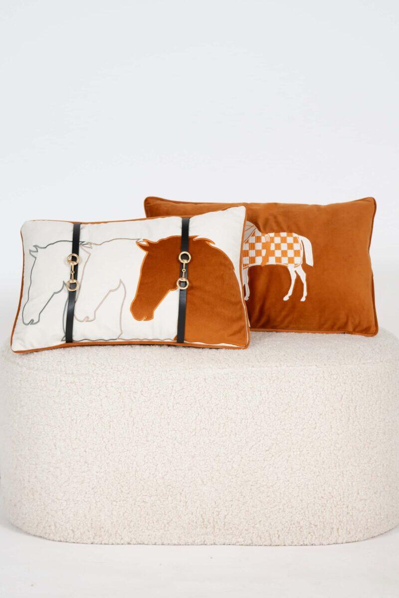 Cushion Equestrian Bliss Orange - Image 2