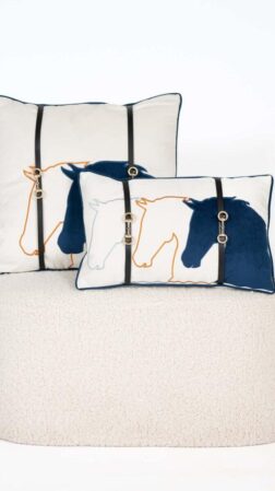 Cushion Equestrian Bliss Navy