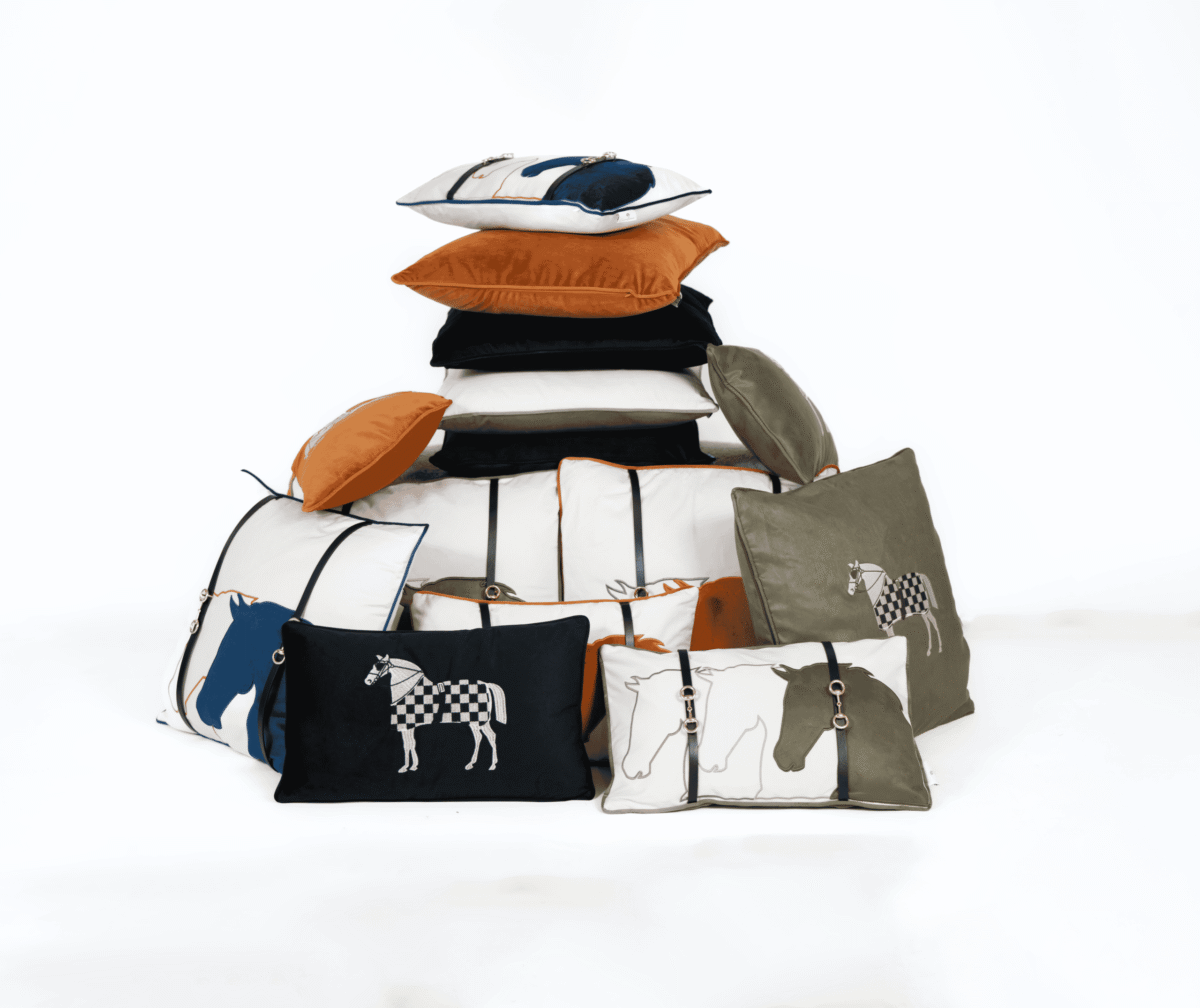 Cushion Equestrian Bliss Orange - Image 30