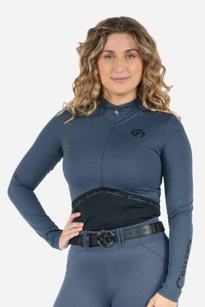 Blouse X-Baselayer Black/Grey