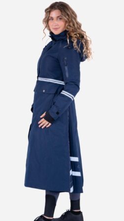 Estrella Elite Lang Vinterjakke Dark Navy