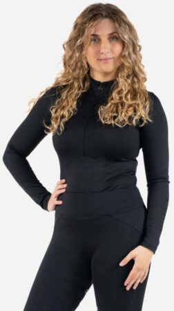 Bluse X-Baselayer Sort/sort