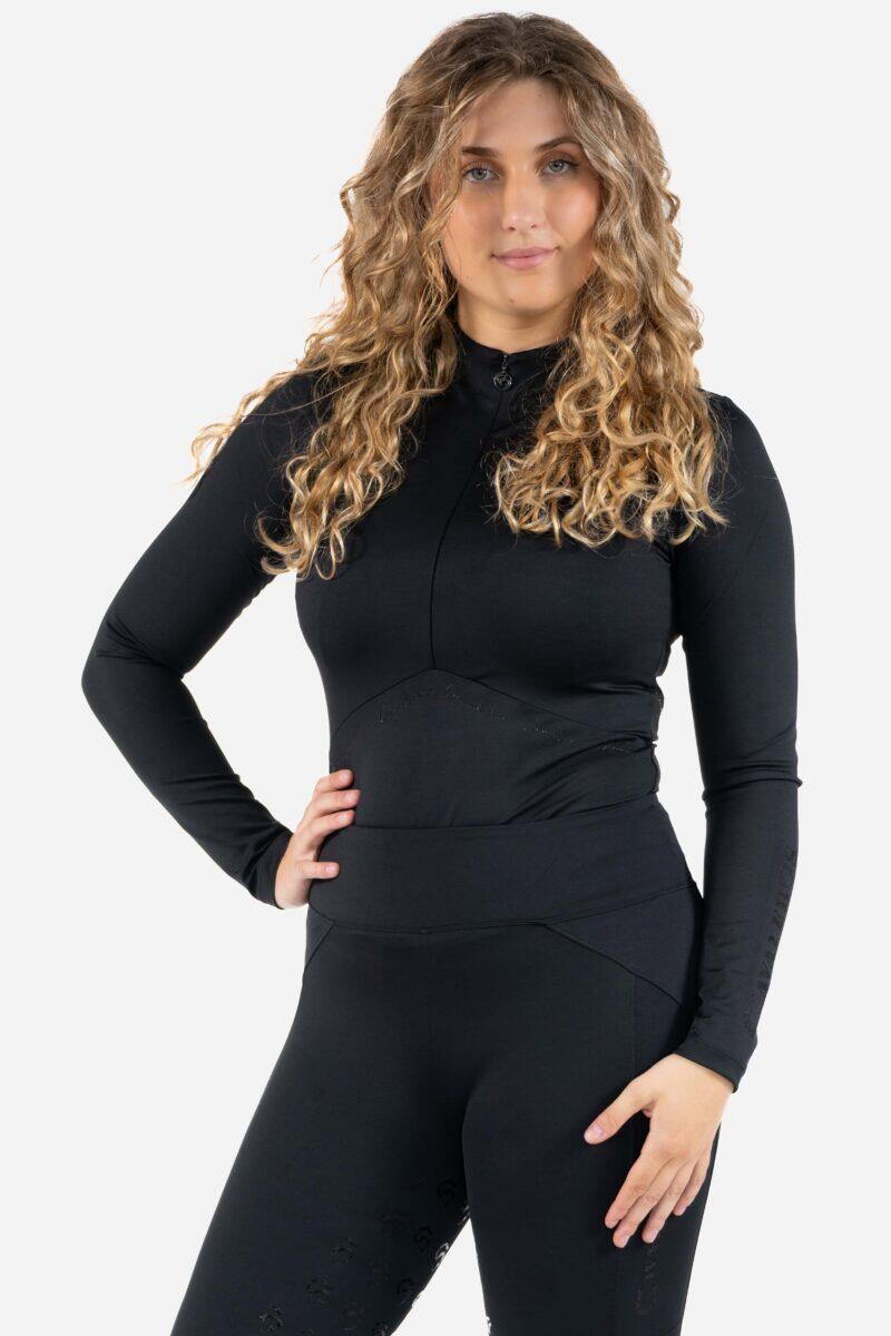 Bluse X-Baselayer Sort/sort