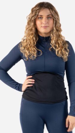 Blouse X-Baselayer Black/Dark Navy