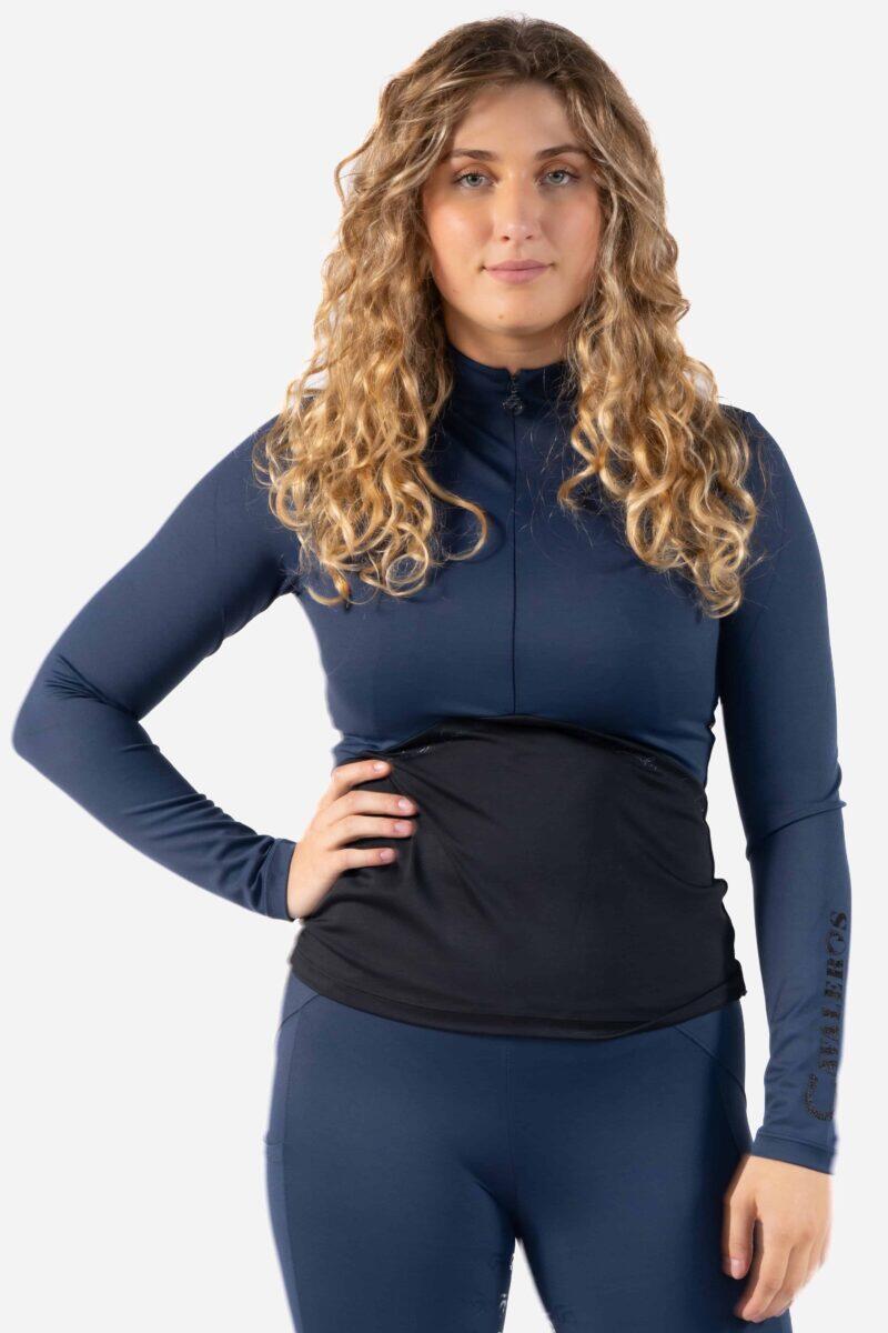 Blouse X-Baselayer Black/Dark Navy