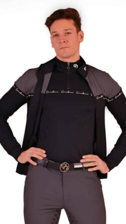 Mens Performance jacket Grey/black