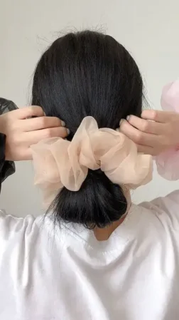 Hair ornament Organza large 12