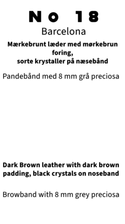 Magnetic Therapy Bridle™ Barcelona NO 18