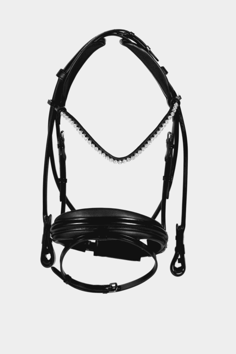 Magnetic Therapy Bridle™ Round-stitched Barcelona NO 1 SLIM Basic - Picture 6