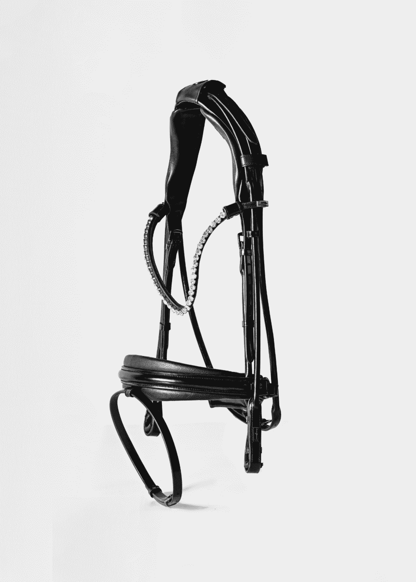 Magnetic Therapy Bridle™ Round stitched Barcelona No 01 Ergo basic