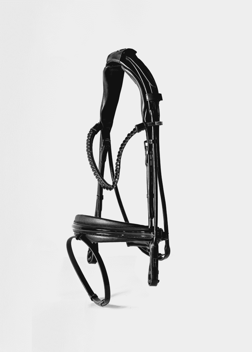 Magnetic Therapy Bridle™ Round stitched Barcelona No 04 Ergo basic