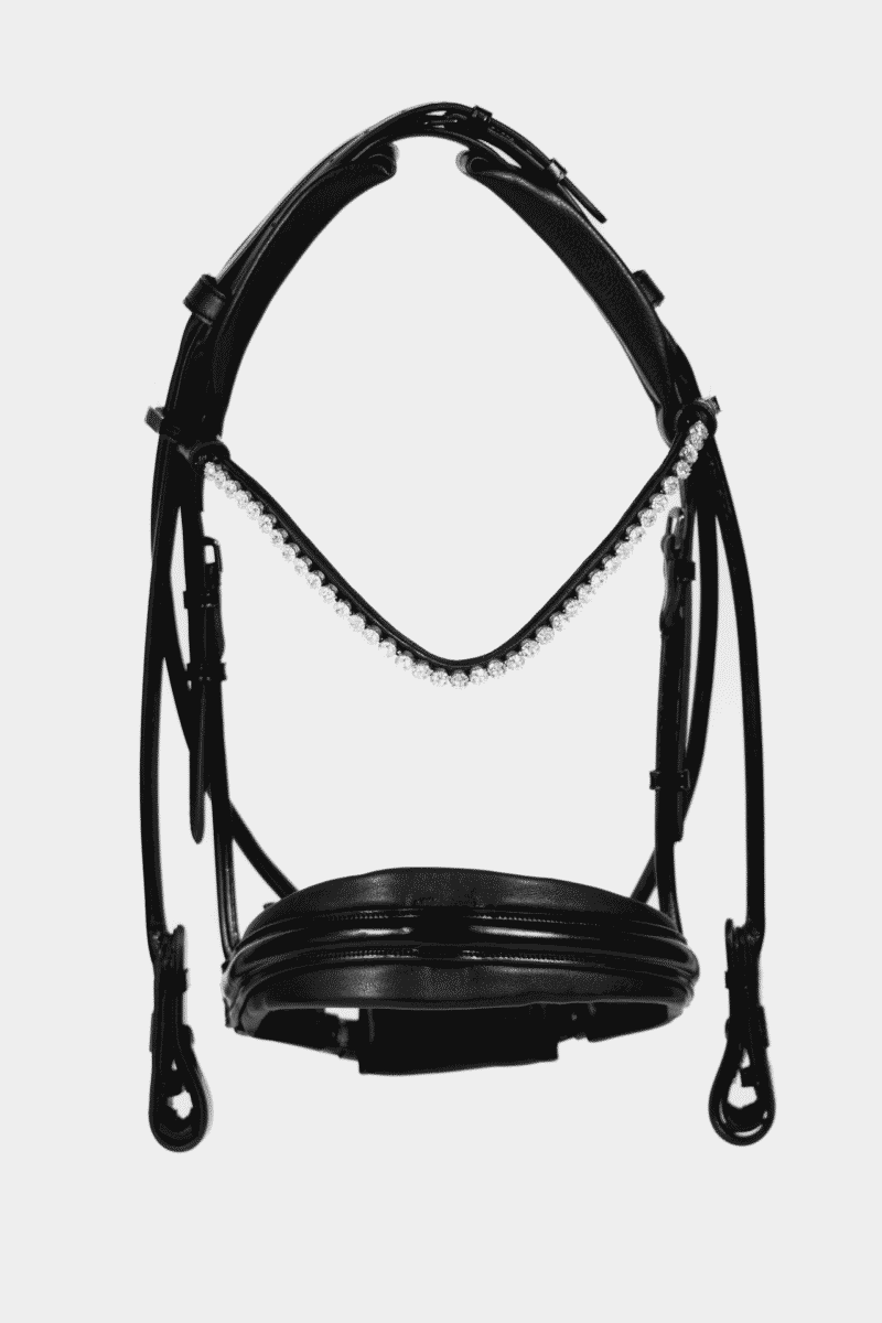 Magnetic Therapy Bridle™ Round Stitched Barcelona NO 1 SLIM Basic - Image 2