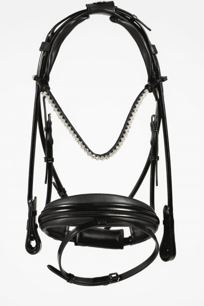 Magnetic Therapy Bridle™ Round-stitched Barcelona No 01 Ergo basic - Picture 3