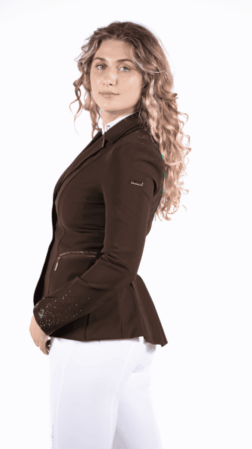 Arena show off competition jacket Dark Chocolate