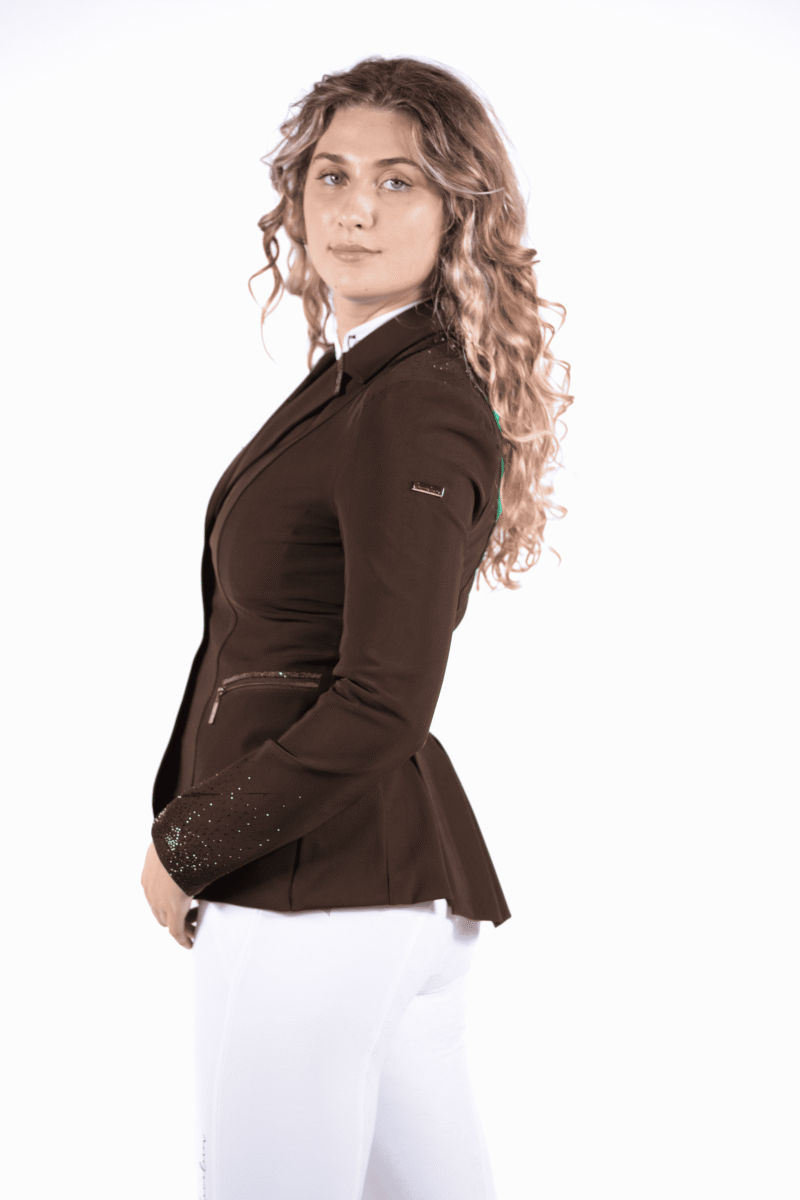 Arena show off competition jacket Dark Chocolate