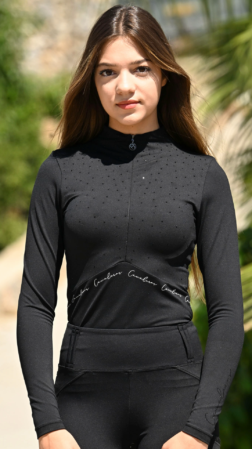 Blouse X-Baselayer Diamond Edition Black/black